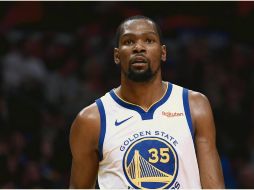 Kevin Durant no juega en Postemporada desde el pasado 8 de mayo; los Warriors barrieron a los Trail Blazers en la Final del Oeste en su ausencia. AFP