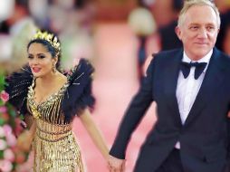 En el video, Hayek y Pinault aparecen bailando. INSTAGRAM / salmahayek