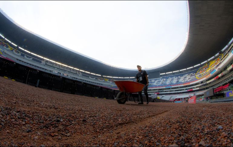 Según el comunicado del inmueble, el proceso durará aproximadamente cinco semanas y estará listo para el arranque del próximo torneo de la Liga MX, el Apertura 2019. MEXSPORT / ARCHIVO