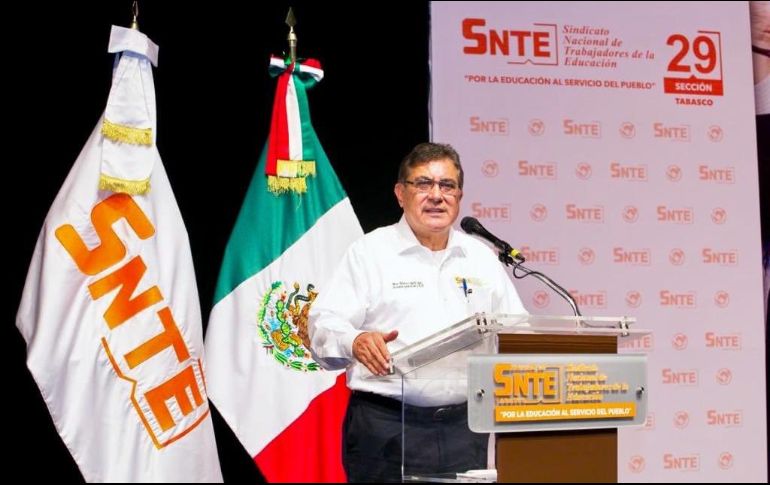 El dirigente del sindicato menciona que el magisterio continuarán participando con el objetivo de resguardar con firmeza los derechos de los maestros. TWITTER / @HuizarVilla