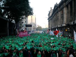 Manifestación afuera del Congreso de Argentina. AP/M. Brindicci