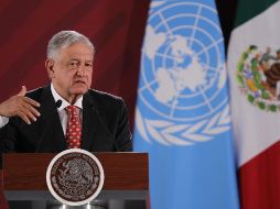 López Obrador resaltó que se debe evitar la violencia, el maltrato y la discriminación contra las mujeres. NTX / O. Ramírez