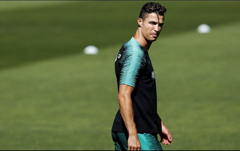 Ronaldo lleva sin marcar con Portugal desde el Mundial 2018, en la victoria contra Marruecos (1-0). EFE / R. Antunes