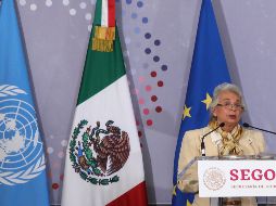Sánchez Cordero argumentó que la investigación contra el ex director de Pemex ya se había iniciado desde la anterior administración. EFE/S. Gutiérrez