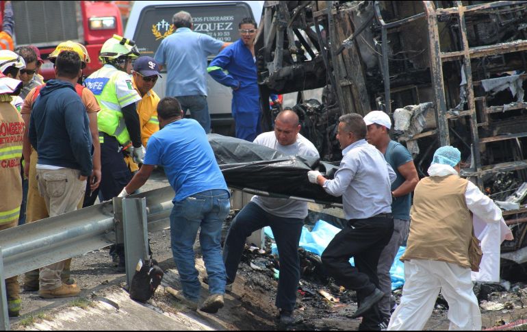Las víctimas pertenecían a la Arquidiócesis de Tuxtla Gutiérrez, Chiapas, quienes habían viajado a la Ciudad de México para visitar la Basílica de Guadalupe. AFP/C. Reyes