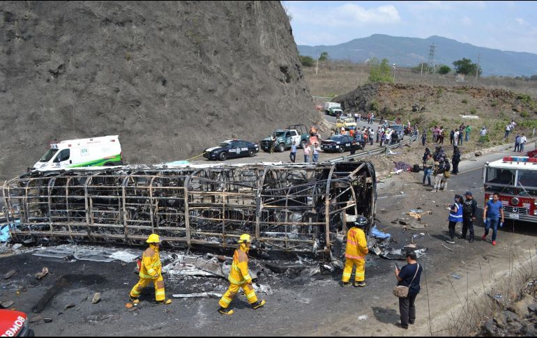 Las víctimas pertenecían a la Arquidiócesis de Tuxtla Gutiérrez, Chiapas, quienes habían viajado a la Ciudad de México para visitar la Basílica de Guadalupe. AFP/G. Carreón