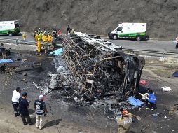 Las víctimas pertenecían a la Arquidiócesis de Tuxtla Gutiérrez, Chiapas, quienes habían viajado a la Ciudad de México para visitar la Basílica de Guadalupe. AFP/G. Carreón