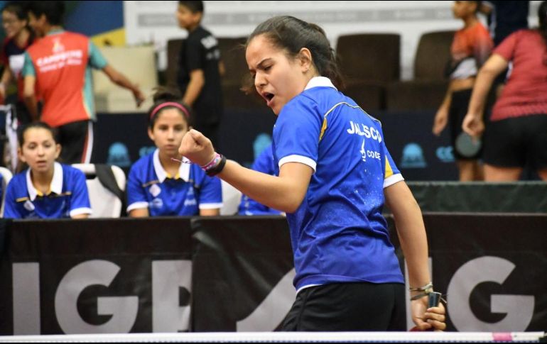 La primera presea áurea llegó en la categoría sub-13 femenil. EL INFORMADOR/D. Reos