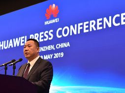 Song Liuping, director de asuntos legales de Huawei. AFP/H. Retamal