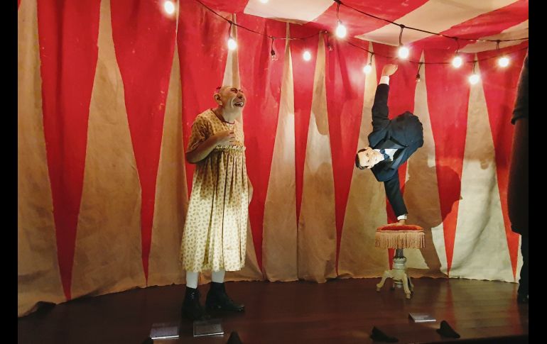 Personajes de “American Horror Story” y “Schlitzie” de la película “Freaks”, forman parte de la sala “Los monstruos/Nosotros/Los Monstruos”, en la que se reflexiona sobre los estereotipos y el rol del monstruo en la sociedad. EL INFORMADOR / A. Camacho