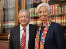 El político tabasqueño criticó por solapar la corrupción y dictar las llamadas reformas estructurales por parte del FMI.  EFE/ PRESIDENCIA DE MÉXICO