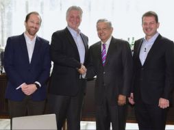 Se espera que en las próximas horas se divulguen los temas tratados en esta entrevista. TWITTER/@lopezobrador_