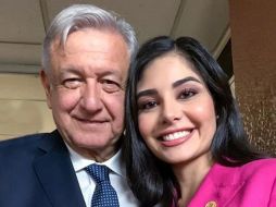 En sus redes sociales, Geraldine Ponce ha publicado diferentes encuentros con Andrés Manuel López Obrador. INSTAGRAM / geraldineponcem