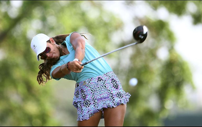 María Fassi disputa su primer torneo como jugadora profesional. AFP/S. Revere