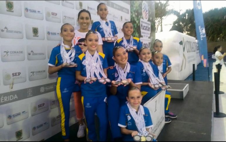 Las jaliscienses tuvieron una competencia cerrada con las del Estado de México y Yucatán. ESPECIAL