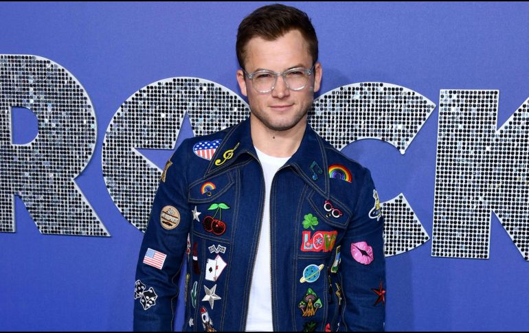 Taron Egerton. El actor reconoció que cantar fue una de las grandes motivaciones para entrar al proyecto. AP