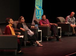 La ponencia tuvo como exponentes a Mardonio Carballo, Keith Barker y Margo Kane, y estuvo dirigida por Ofelia Medina. EL INFORMADOR/E. Barrera