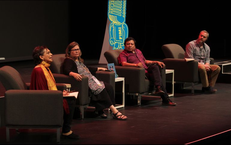 La ponencia tuvo como exponentes a Mardonio Carballo, Keith Barker y Margo Kane, y estuvo dirigida por Ofelia Medina. EL INFORMADOR/E. Barrera