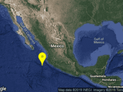  En su cuenta de Twitter @SismologicoMX dio a conocer que el movimiento telúrico tuvo su epicentro a 259 kilómetros al oeste de Cihuatlán. TWITTER/ @SismologicoMX