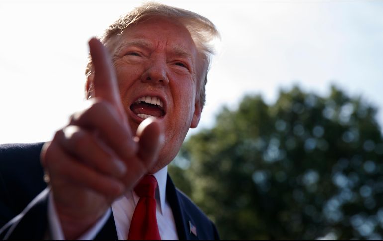 ''México debe recuperar su país de los señores de la droga y los cárteles. ¡Los aranceles tienen que ver con detener las drogas así como los (inmigrantes) ilegales!'', indicó el mandatario en su red social. AP / E. Vucci