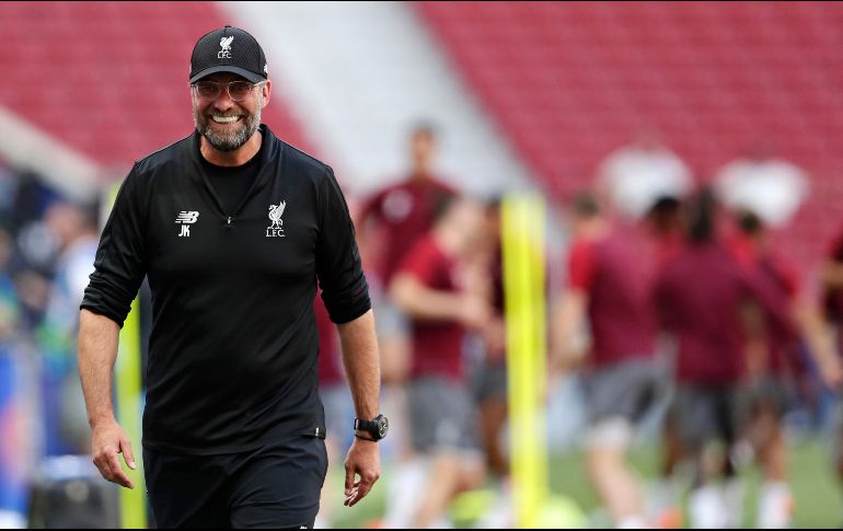 Klopp, sonriente antes de enfrentar a los Spurs: 