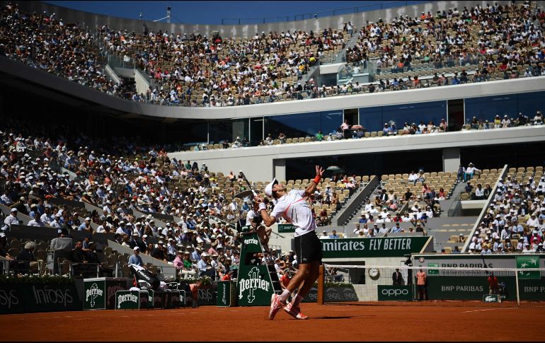 El campeón de los tres últimos torneos del Grand Slam no ha perdido ninguna manga en sus tres primeros partidos este año en París. AFP / A. C. Poujoulat