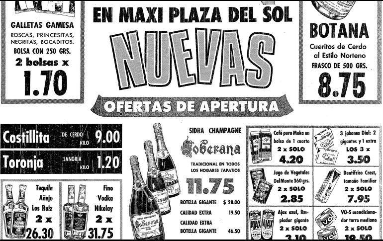 Servicio. Los Almacenes Maxi se caracterizaron por ofrecer productos de utilidad para toda la familia, siempre con los mejores precios. EL INFORMADOR