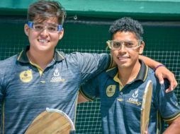 Este sábado se disputaron las modalidades de frontenis individual categoría Juvenil B, así como la de parejas de trinquete paleta goma Juvenil C Varonil. EL INFORMADOR/D. Reos