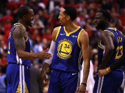 Los Warriors, campeones los dos últimos años, se recuperaron de la derrota en el estreno de la serie. AFP / G. Shamus