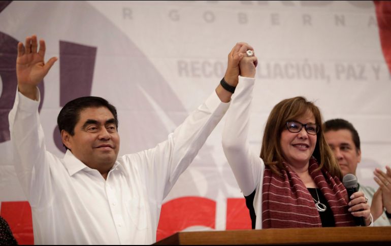 Miguel Barbosa, próximo gobernador de Puebla. Una vez que los resultados se hagan oficiales, Morena gobernará seis estados del país. SUN/I. Stephens