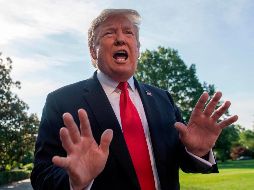 Trump ha desestimado ya la reunión que funcionarios mexicanos y estadounidenses tendrán el miércoles. AFP/J. Watson