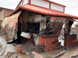 Personal de Protección Civil Jalisco abre un centro de acopio para apoyar a las personas afectadas por el desbordamiento del río Apango en el municipio de San Gabriel. NTX/ ESPECIAL