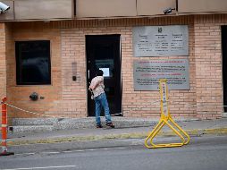 La entrada de la Embajada de Canadá en Caracas este lunes. AFP/M. Recinos