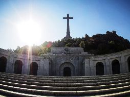 Fachada principal de la basílica del Valle de los Caidos, sitio donde descansan los restos del general Francisco Franco y otros combatientes de la guerra civil española. EFE/F. Villar