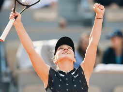 Simona Halep requirió de 45 minutos para avanzar a Cuartos de Final. AP / C. Ena