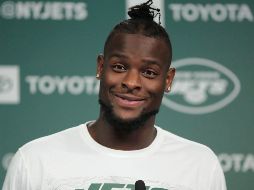 Ayer, por primera vez, Le’Veon Bell vistió indumentaria de los Jets de Nueva York. AP / J. Cortez