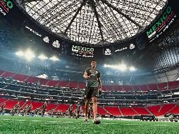Así luce el estadio de Atlanta, donde el Tricolor medirá fuerzas ante el equipo nacional de Venezuela. Raúl Jiménez (foto) está considerado para encabezar el ataque del combinado azteca. IMAGO7