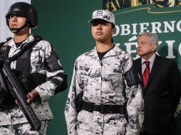 Andrés Manuel confía en que con la integración de este nueva fuerza de seguridad disminuya la incidencia delictiva. SUN / ARCHIVO