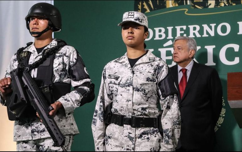 Andrés Manuel confía en que con la integración de este nueva fuerza de seguridad disminuya la incidencia delictiva. SUN / ARCHIVO