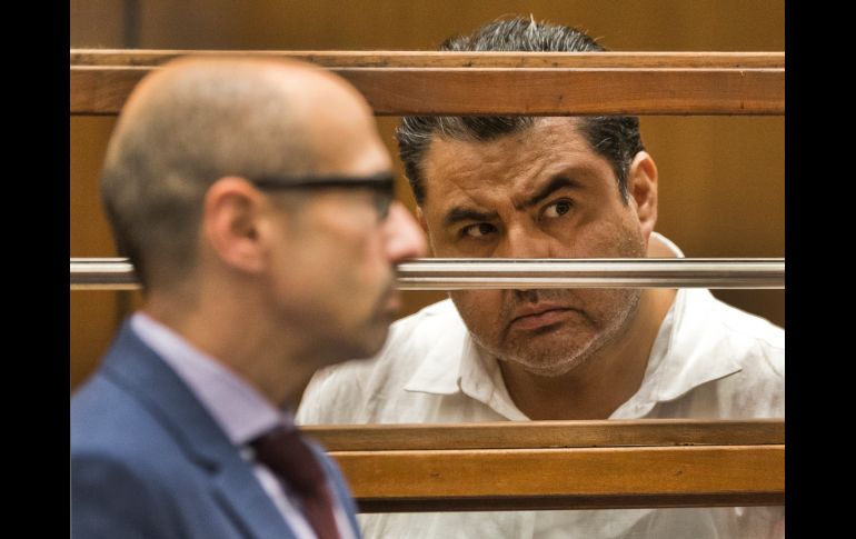 Naasón Joaquín García comparece esta tarde ante el juez en California para hacer frente a los cargos de los que se le acusa. AP / D Dovarganes