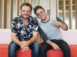 Ricardo Fastlicht y Yurem Rojas listos para hacer reír a los asistentes. EL INFORMADOR / E. Barrera