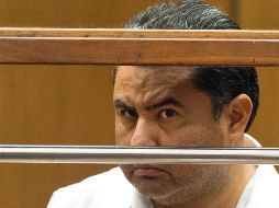 Naasón Joaquín al momento de comparecer ante el Tribunal Superior del Condado de Los Ángeles. AP/D. Dovaganes