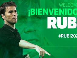 ''Rubi'' se desvinculó del Espanyol y llega al conjunto bético a abanderar un nuevo proyecto tras la salida de Quique Setién al término de la pasada temporada. TWITTER / @RealBetis