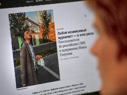 Aseguran que Golunov, de 36 años, recibió amenazas vinculadas con una historia en la que estaba trabajando. AFP / Y. Kadobnov