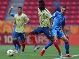 El equipo dirigido por Arturo Reyes se queda así a las puertas de la que hubiera sido su segunda semifinal en un mundial con límite de edad. TWITTER / @FCFSeleccionCol