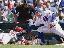 Cachorros y Cardenales se midieron ayer con triunfo para la novena de Chicago. AFP