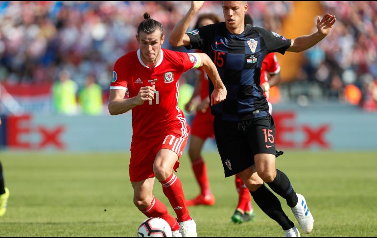 Bale sorprendió a la defensa de Croacia, pero su compañero Harry Wilson desaprovechó el regalo. AP/D. BANDIC