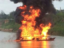Las labores para rescatar a las víctimas y apagar el incendio duraron alrededor de 40 minutos. TWITTER/@PrensaLatina_cu