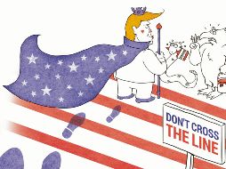 Trump necesita una victoria, como bien lo escribió Fernando Escalante. Y la victoria es someter a México. EL INFORMADOR / E. Victoria