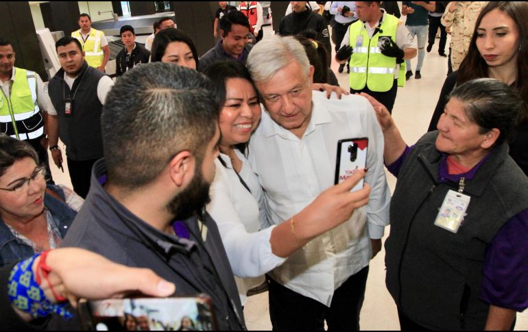 Andrés Manuel López Obrador reitera la disposición de su administración a la amistad y al diálogo con EU. NTX/J. Lira